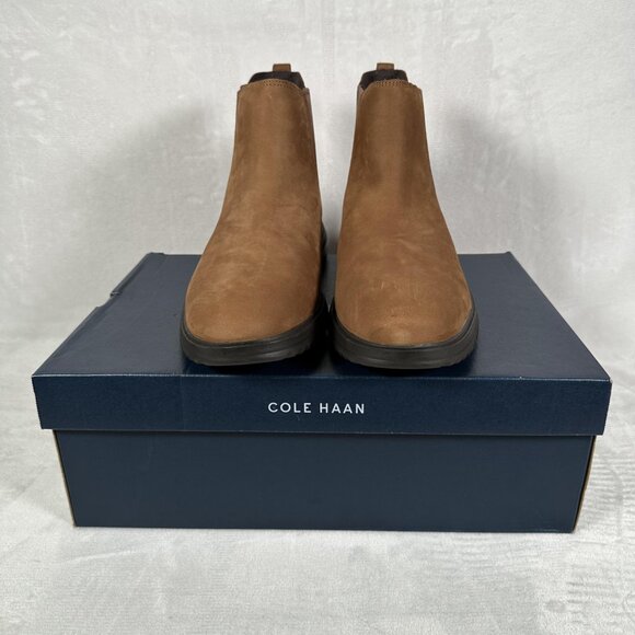 Cole Haan Grand Plus Chelsea Boots Men Size 13 M Lumber Java Brown C38789 NWB - Picture 3 of 9